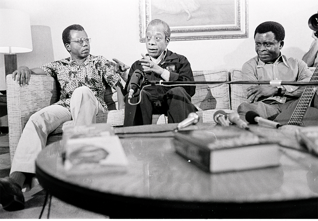 Achebe, Baldwin, Bebey at the 1980 ALA Conference at UF