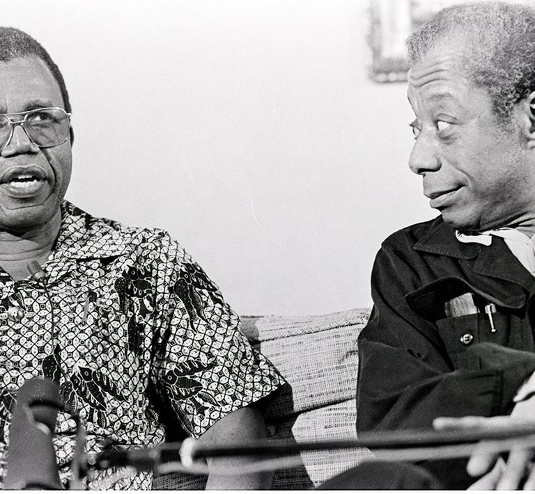 Achebe and Baldwin at the 1980 ALA Conference at UF