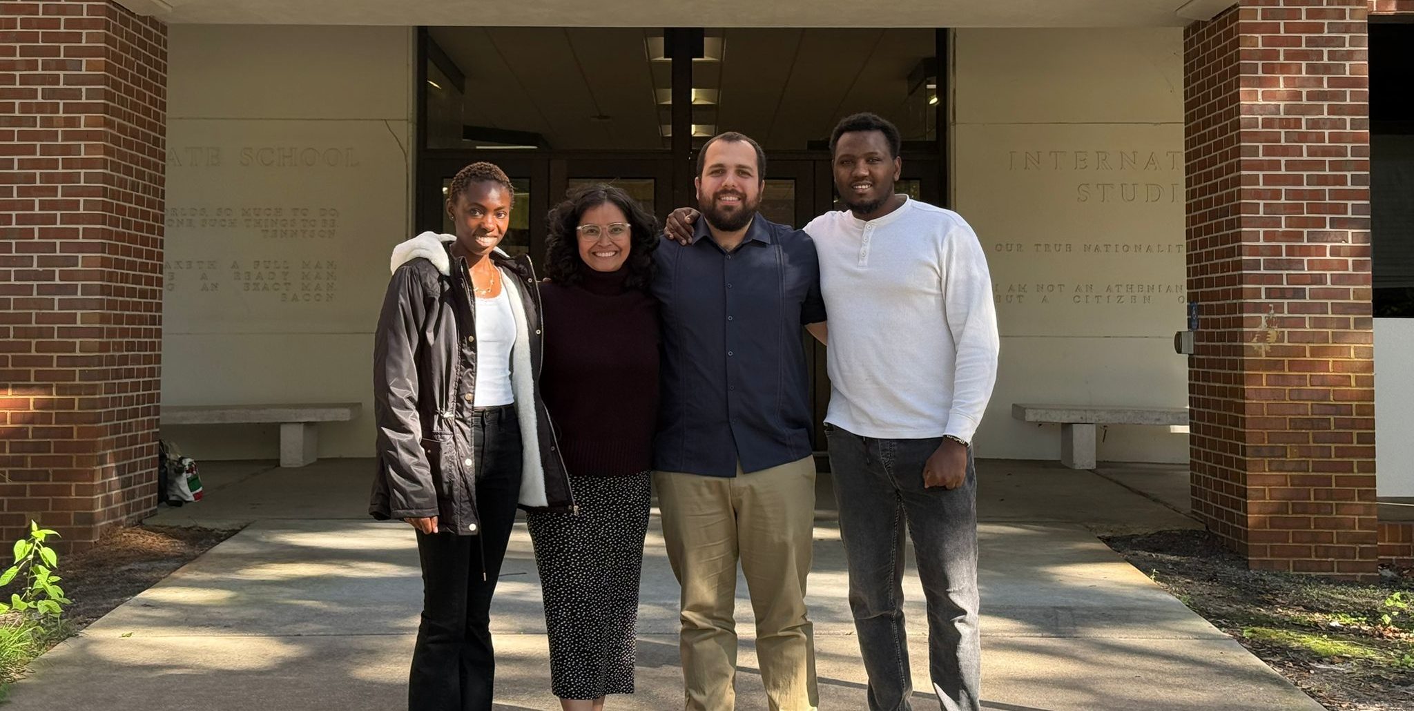 Group photo of Presenters: Sylvia Adisa, Fevi Rose Paro, Daniel Acosta, Joshua Benjamin