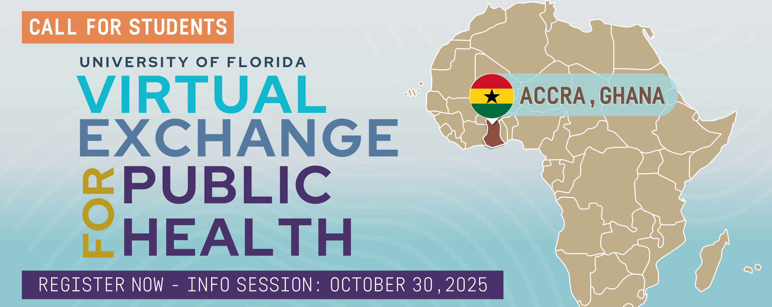 Virtual Exchange for Public Health initiative in Ghana Banner