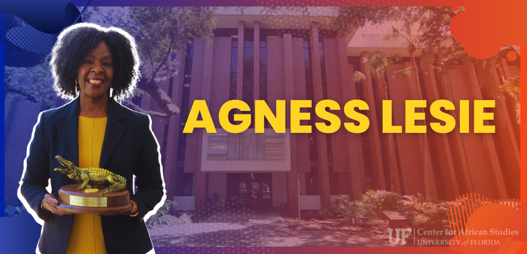 Dr. Agnes Leslie received the 2023 UF Superior Accomplishment Award for Community Service