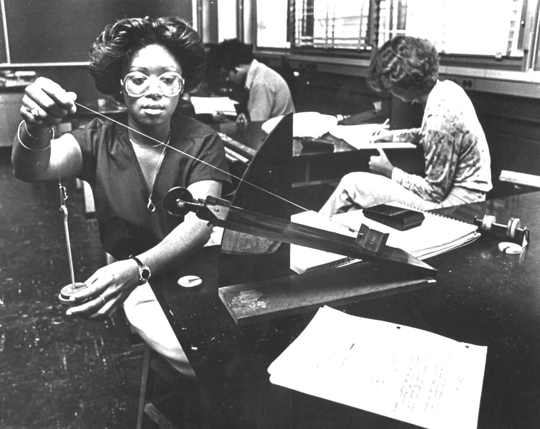 Physics class c. 1980