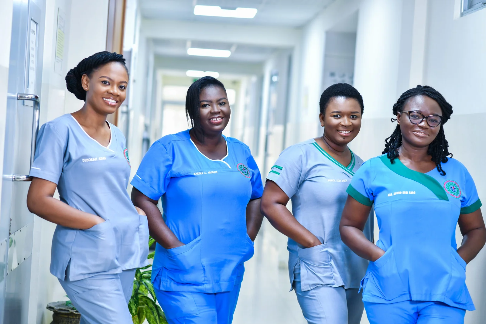 Students at Korle-Bu Teaching Hospital in Accra, Ghana